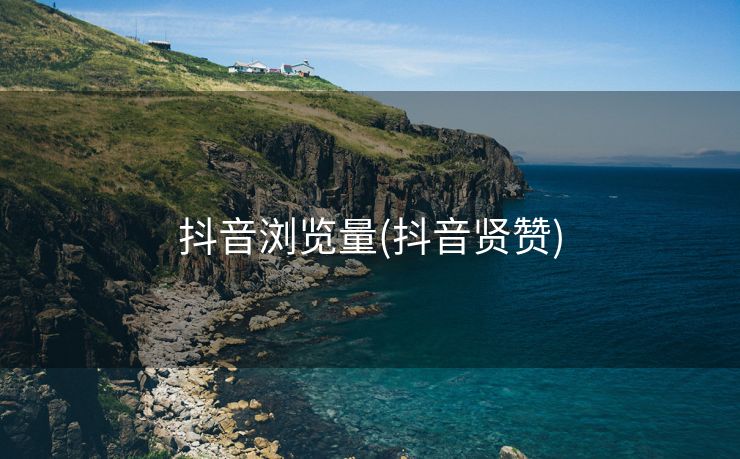 抖音浏览量(抖音贤赞)