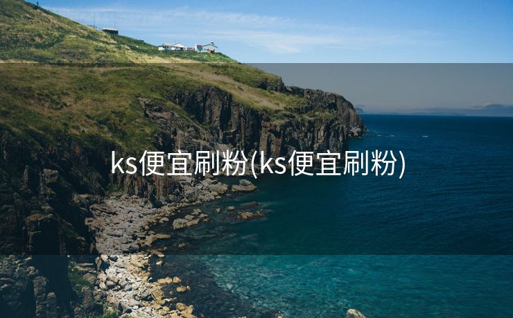 ks便宜刷粉(ks便宜刷粉)